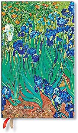 Van Gogh’s Irises (Van Gogh’s Irises) Maxi 12-month Dayplanner 2024